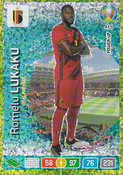 Romelu Lukaku Belgium Panini UEFA EURO 2020 POWER-UP - Goal Machine #415